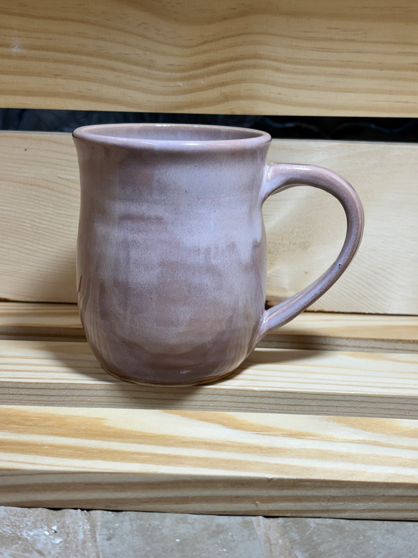 Hand Painted Lilac Mug